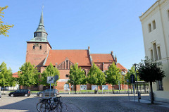 Stadtkirche St. MarienBlick zur evangelisch-lutherischen Stadtkirche St. Marien in Boizenburg/Elbe - überwiegend gotische Pfarrkirche.