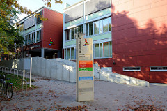 Gebäude vom Feuervogel Hamburg in der Maretstraße von Harburg - Bürgerzentrum Phoenix.