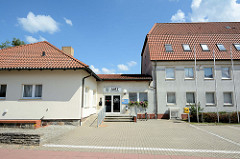 Verwaltungsgebäude Brandburg-Vorpommersches  Amt Gartz (Oder) in der Kleinen Klosterstraße.