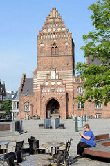 Altes Rathaus in Roskilde, es  wurde 1884 im gotischen Stil nach einem Entwurf des Architekten O. Momme erbaut.