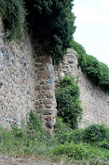 Historische Stadtbefestigung/Stadtmauer in Gartz (Oder).
