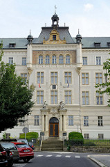 Landgericht Karlsbad / Karlovy Vary; das Gebäude im Baustil der Neorenaissance wurde 1907 errichtet - Architekt Förster.