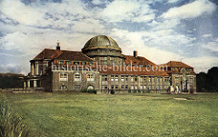 Historische Aufnahme vom Vorlesungsgebäude der Universität Hamburg.