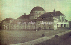 Historisches Foto vom Vorlesungsgebäude der Universität Hamburg.