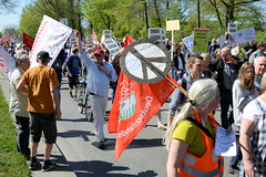 Ostermarsch 2019 - Demo für Abrüstung in Hamburg.