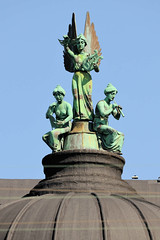 Bronzeskulpturen der Musen - Kopenhagen.