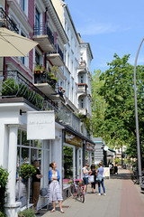 Bilder aus dem Hamburger Stadtteil Hoheluft Ost - Bezirk Hamburg Nord; kleine individuelle Geschäfte im Lehmweg.