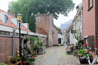 Bilder aus der Stadt Elburg am Veluwemeer in den Niederlanden - ehemalige Hansestadt.