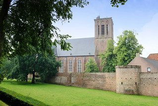 Bilder aus der Stadt Elburg am Veluwemeer in den Niederlanden - ehemalige Hansestadt.