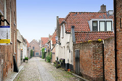 Bilder aus der Stadt Elburg am Veluwemeer in den Niederlanden - ehemalige Hansestadt.