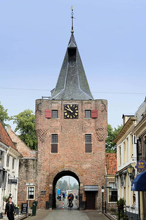 Bilder aus der Stadt Elburg am Veluwemeer in den Niederlanden - ehemalige Hansestadt.