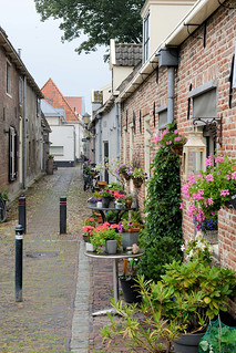 Bilder aus der Stadt Elburg am Veluwemeer in den Niederlanden - ehemalige Hansestadt.