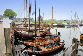 Bilder aus der Stadt Elburg am Veluwemeer in den Niederlanden - ehemalige Hansestadt.