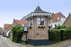 Bilder aus der Stadt Elburg am Veluwemeer in den Niederlanden - ehemalige Hansestadt.