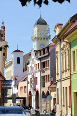 Bilder aus der slowakischen Stadt Komarno an der Donau.