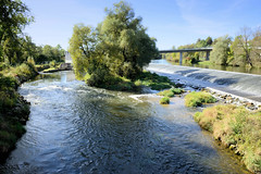 Fotos vom Wasserkraftwer in der Gemeinde Rottenacker an der Donau im Bundesland Badenwürttemberg.