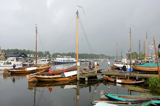 Bilder aus der Stadt Elburg am Veluwemeer in den Niederlanden - ehemalige Hansestadt.