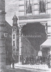 Bilder aus der Hamburger Innenstadt - Stadtteil Neustadt. Historische Ansicht der ab 1880 entstandenen Hamburger Colonnaden.