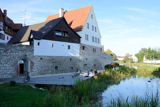 Die Stadt Lauingen , Donau liegt im Landkreis Dillingen im Donautal in Bayern.