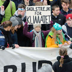 Fridays for Future - Klimastreik mit dem Motto - Hamburg wählt Klima - am 21.02.2020.