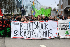 Fridays for Future - Klimastreik mit dem Motto - Hamburg wählt Klima - am 21.02.2020.