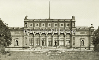 Historisches Bild von der Hamburger Kunsthalle am Glockengiesserwall / Ferdinandtor.