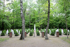 Sowjetischer Soldatenfriedhof / Ehrenfriedhof in Neustadt-Glewe am Neustädter See.