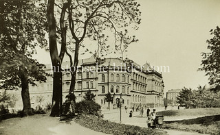 Historische Ansicht vom Hamburger Museum für Kunst und Gewerbe.