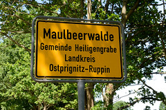 Maulbeerwalde ist ein Ortsteil der Gemeinde Heiligengrabe im Landkreis Ostprignitz-Ruppin in Brandenburg.