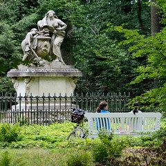 Schlosspark von Ludwigslust in Mecklenburg-Vorpommern.