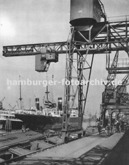 Historische Fotodokumente vom Hamburger Hafen.