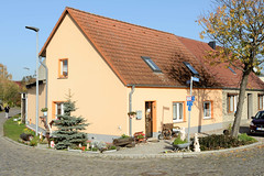 Die Stadt Jerichow liegt an einem alten Elbarm im Landkreis Jerichower Land in Sachsen-Anhalt.