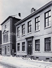 Palmaille - Fotos historischer Architektur in Hamburg Altona.