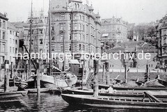 Historische Bilder aus Hamburg Altona - Fischereihafen, Köhlbrandtreppe.