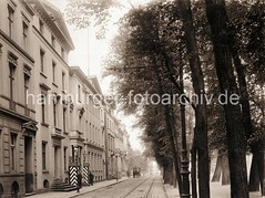 Bilder aus der Architekturgeschichte Altonas, historische Fotos der Palmaille.