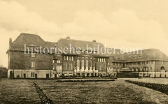 Historische Aufnahmen vom Eppendorfer Krankenhaus in  Hamburg; Erika Schwesternhaus - errichtet 1914 - Architekt Fritze Schumacher.