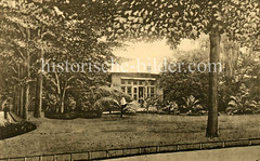 Historische Aufnahmen vom Eppendorfer Krankenhaus in  Hamburg; Aufnahme Haus 1.