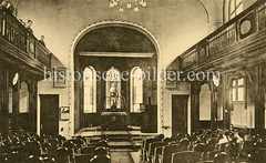 Historische Aufnahmen vom Eppendorfer Krankenhaus in  Hamburg; Kirche / Vorlesungsgebaeude.