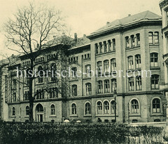 Historische Ansicht der Klosterschuledes Klosters St. Johannis im Holzdamm - errichtet 1874.
