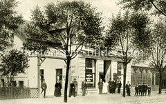 Historische Ansicht vom Restaurant Alsterhof in Hamburg Ohlsdorf.