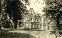 Historische Ansicht vom Lessing-Gymnasium / Lyzeum in Hamburg Harburg.