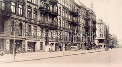 Alte Ansicht der Osterstraße im Hamburger Stadtteil Eimsbüttel.