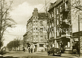 Historische Ansicht der Veringstraße im Hamburger Stadtteil Wilhelmsburg.