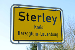 Sterley ist eine Gemeinde im Kreis Herzogtum Lauenburg in Schleswig-Holstein.