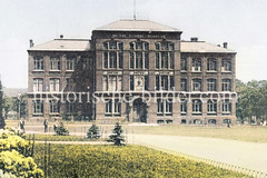 Historische Ansicht vom Matthias Claudius Gymnasium in Hamburg Wandsbek.