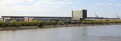 Bilder aus dem Kleinen Grasbrook, Stadtteil in Hamburg -  Übersee Zentrum; Blick über die Norderelbe.