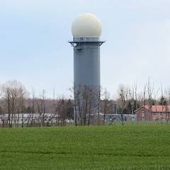 Luftverteidigungsradar RRP-117 in Cölpin in Mecklenburg-Vorpommern.