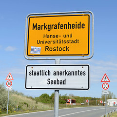 Das Seebad Markgrafenheide liegt im Bundesland Mecklenburg-Vorpommern an der Ostsee