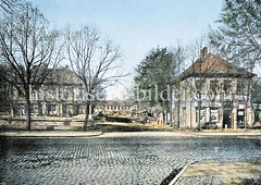 Borgesch, Vorland von Hamburg St. Georg - das Gelände wurde ab 1873 mit Straßen versehen und bebaut.