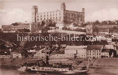Historische Ansicht von Pressburg, Bratislava.
